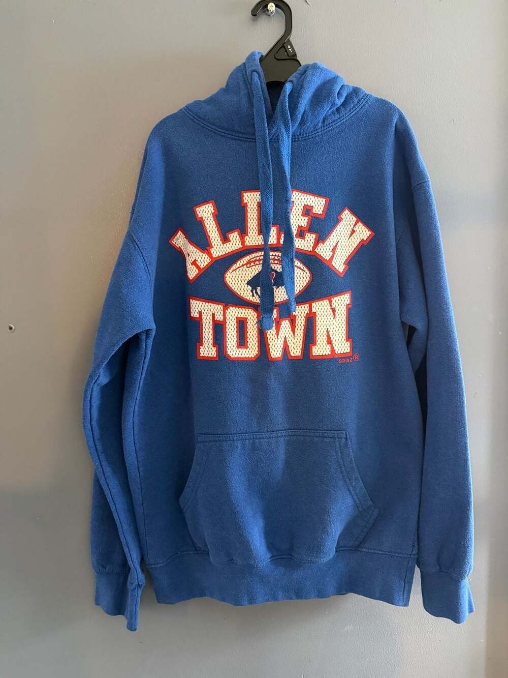 Buffalo Bills Josh Allen Town Blue Graphic Youth Hoodie